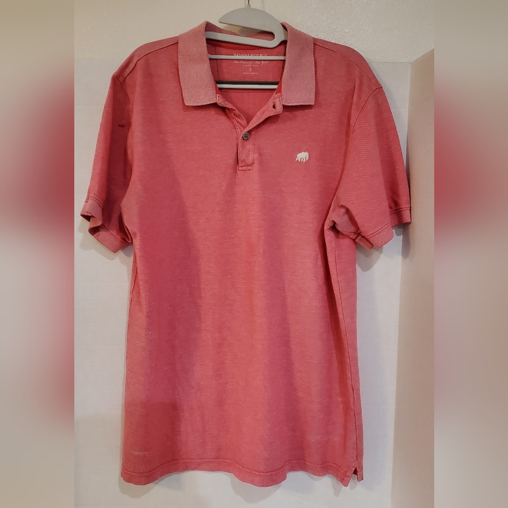 Banana Republic Coral Polo Shirt